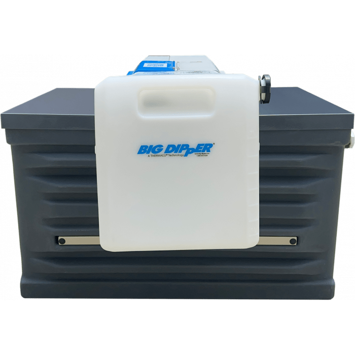 Thermaco Big Dipper W-350-IS-T Automatic 35 GPM Grease Removal NEW SERIES, PLASTIC EXTERIOR, TIMER